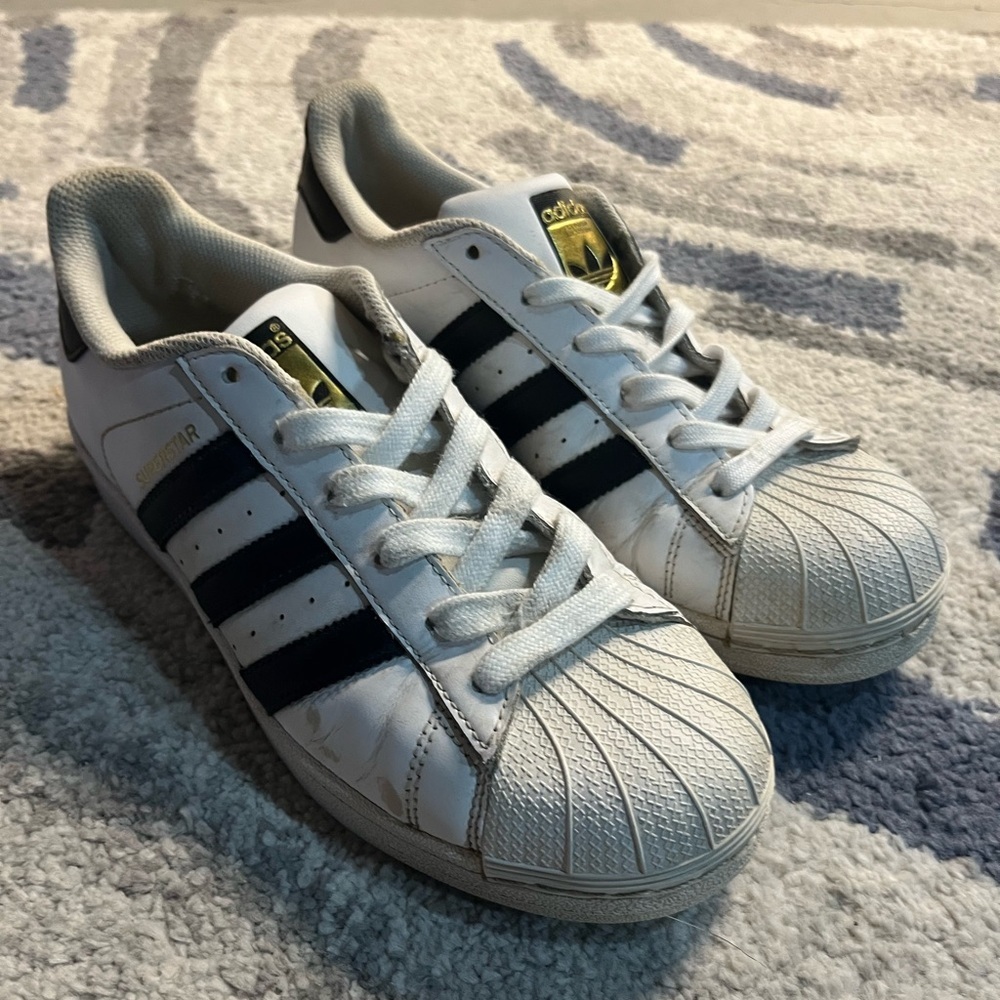 Adidas White and Black Sneakers
